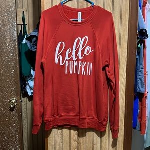 Hello pumpkin sweater